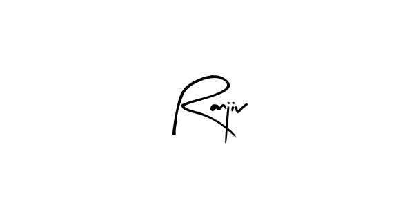 Make a beautiful signature design for name Ranjiv. With this signature (Arty Signature) style, you can create a handwritten signature for free. Ranjiv signature style 8 images and pictures png