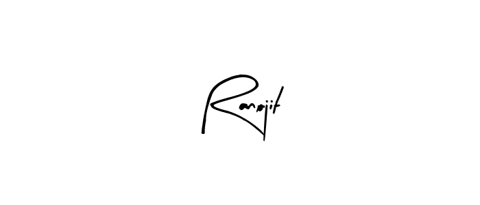 You should practise on your own different ways (Arty Signature) to write your name (Ranojit) in signature. don't let someone else do it for you. Ranojit signature style 8 images and pictures png