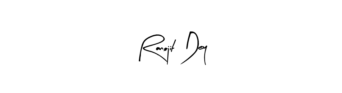You should practise on your own different ways (Arty Signature) to write your name (Ranojit Dey) in signature. don't let someone else do it for you. Ranojit Dey signature style 8 images and pictures png