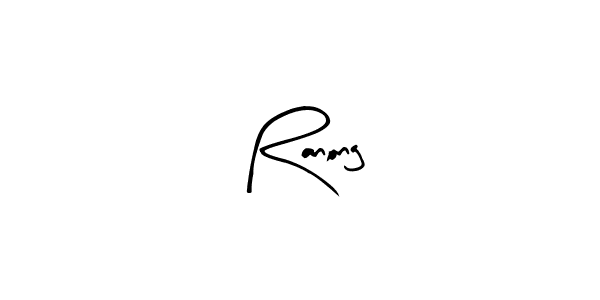 Design your own signature with our free online signature maker. With this signature software, you can create a handwritten (Arty Signature) signature for name Ranong. Ranong signature style 8 images and pictures png