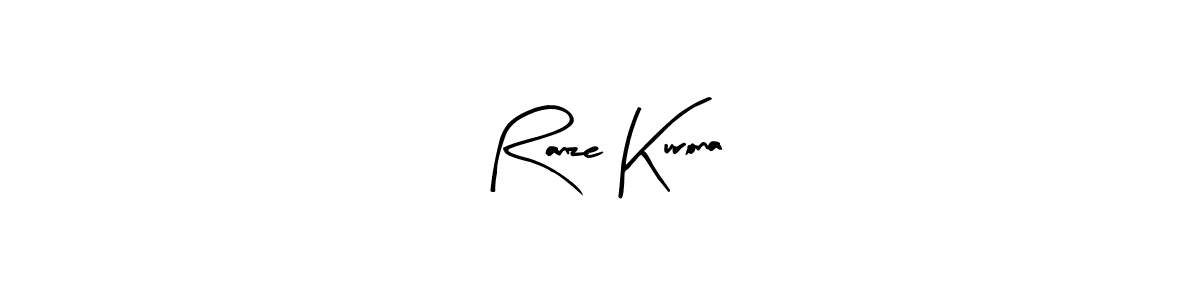 Make a beautiful signature design for name Ranze Kurona. With this signature (Arty Signature) style, you can create a handwritten signature for free. Ranze Kurona signature style 8 images and pictures png