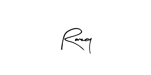 Make a beautiful signature design for name Ranzey. With this signature (Arty Signature) style, you can create a handwritten signature for free. Ranzey signature style 8 images and pictures png