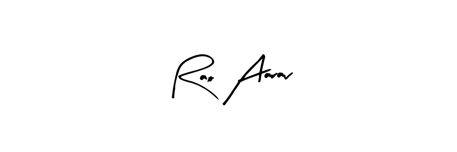 How to make Rao Aarav name signature. Use Arty Signature style for creating short signs online. This is the latest handwritten sign. Rao Aarav signature style 8 images and pictures png