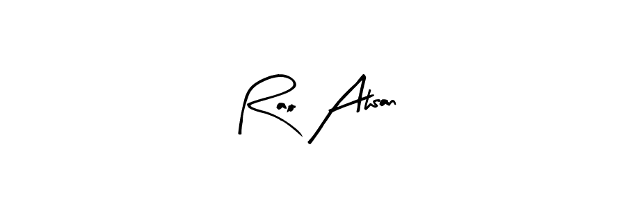 Make a beautiful signature design for name Rao Ahsan. Use this online signature maker to create a handwritten signature for free. Rao Ahsan signature style 8 images and pictures png