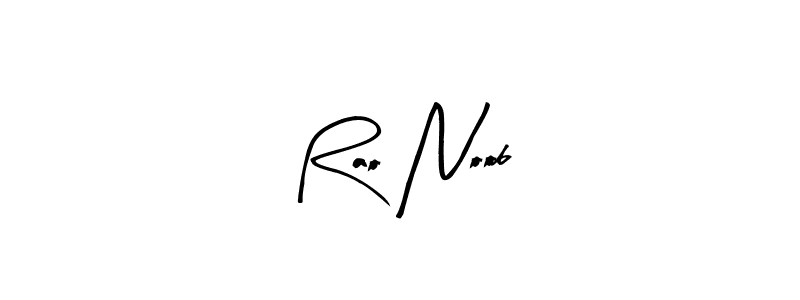 Also we have Rao Noob name is the best signature style. Create professional handwritten signature collection using Arty Signature autograph style. Rao Noob signature style 8 images and pictures png