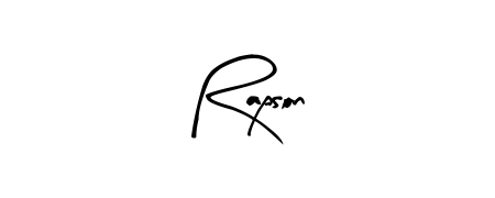 Turn your name Rapson into a signature brand with Arty Signature styling. Download in standard PNG or transparent format anytime. Rapson signature style 8 images and pictures png