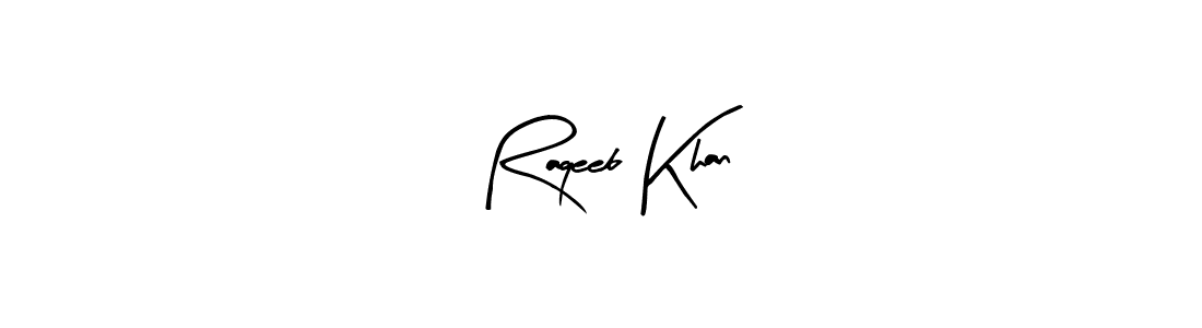 The best way (Arty Signature) to make a short signature is to pick only two or three words in your name. The name Raqeeb Khan include a total of six letters. For converting this name. Raqeeb Khan signature style 8 images and pictures png