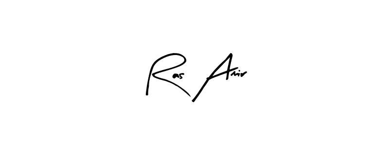 How to make Ras Amir name signature. Use Arty Signature style for creating short signs online. This is the latest handwritten sign. Ras Amir signature style 8 images and pictures png