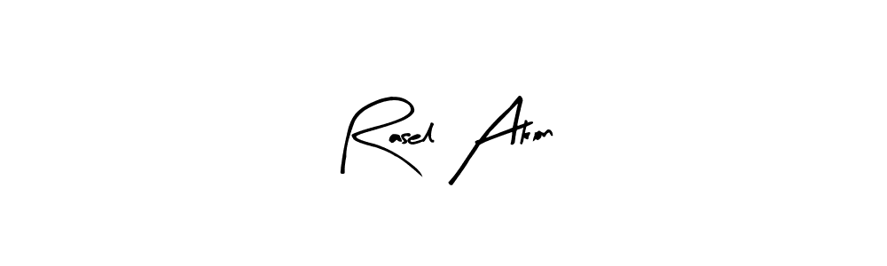 Use a signature maker to create a handwritten signature online. With this signature software, you can design (Arty Signature) your own signature for name Rasel Akon. Rasel Akon signature style 8 images and pictures png