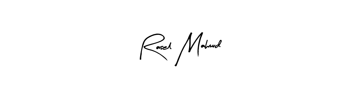 Use a signature maker to create a handwritten signature online. With this signature software, you can design (Arty Signature) your own signature for name Rasel Mahmud. Rasel Mahmud signature style 8 images and pictures png