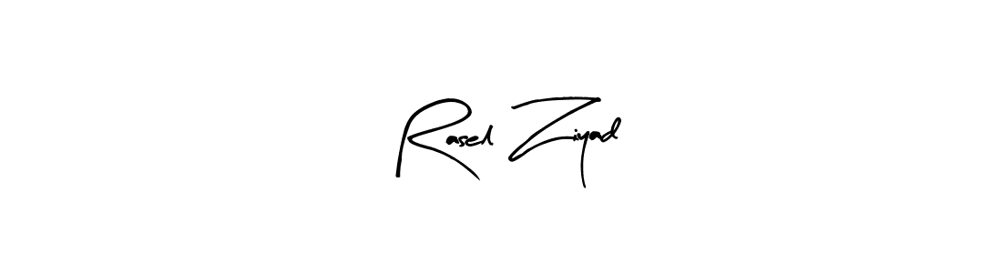 Arty Signature is a professional signature style that is perfect for those who want to add a touch of class to their signature. It is also a great choice for those who want to make their signature more unique. Get Rasel Ziyad name to fancy signature for free. Rasel Ziyad signature style 8 images and pictures png