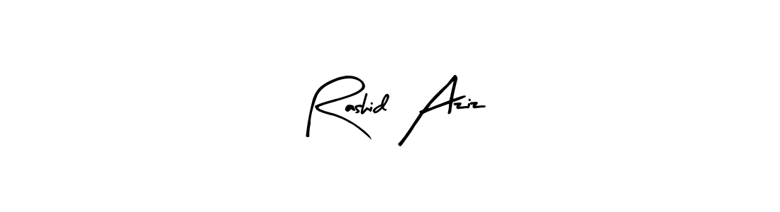 Also You can easily find your signature by using the search form. We will create Rashid Aziz name handwritten signature images for you free of cost using Arty Signature sign style. Rashid Aziz signature style 8 images and pictures png