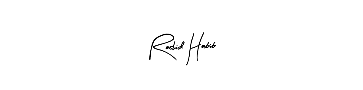 This is the best signature style for the Rashid Habib name. Also you like these signature font (Arty Signature). Mix name signature. Rashid Habib signature style 8 images and pictures png