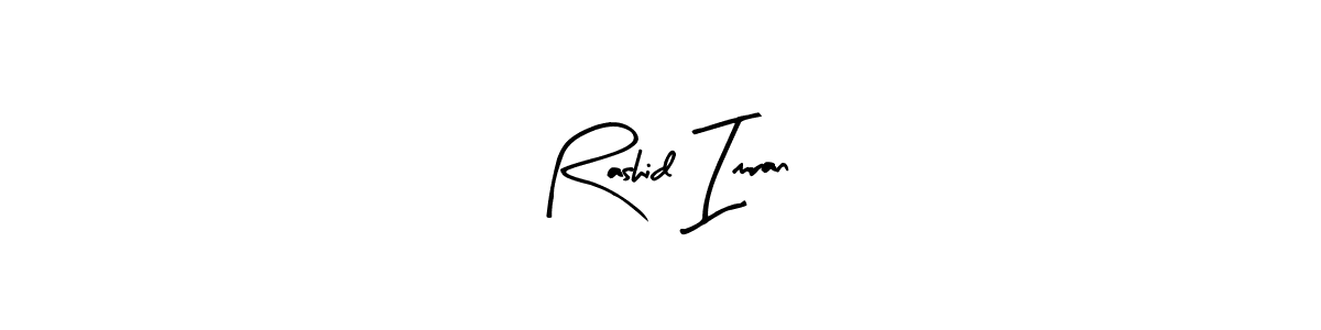 Make a beautiful signature design for name Rashid Imran. Use this online signature maker to create a handwritten signature for free. Rashid Imran signature style 8 images and pictures png
