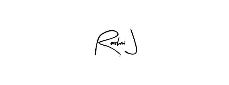 Similarly Arty Signature is the best handwritten signature design. Signature creator online .You can use it as an online autograph creator for name Rashmi J. Rashmi J signature style 8 images and pictures png