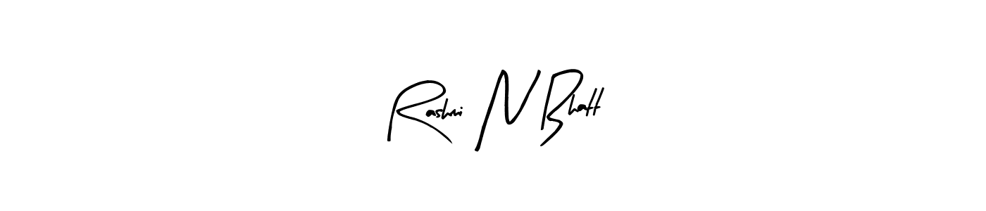 Make a beautiful signature design for name Rashmi N Bhatt. Use this online signature maker to create a handwritten signature for free. Rashmi N Bhatt signature style 8 images and pictures png