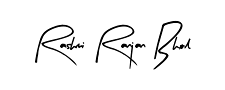 The Arty Signature typeface gives name Rashmi Ranjan Bhol a refined look. Suitable for certificates, diplomas, and official verification. Rashmi Ranjan Bhol signature style 8 images and pictures png