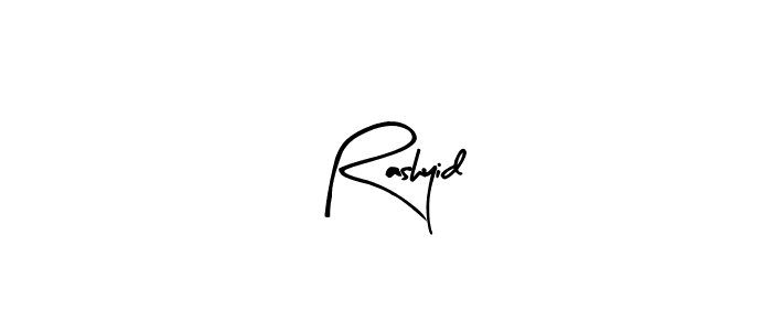 The best way (Arty Signature) to make a short signature is to pick only two or three words in your name. The name Rashyid include a total of six letters. For converting this name. Rashyid signature style 8 images and pictures png