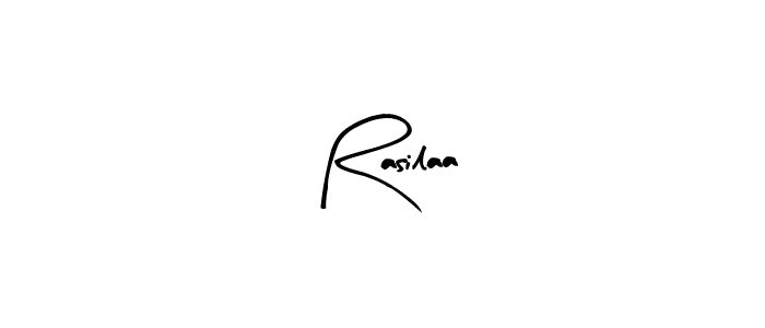 Make a beautiful signature design for name Rasilaa. With this signature (Arty Signature) style, you can create a handwritten signature for free. Rasilaa signature style 8 images and pictures png