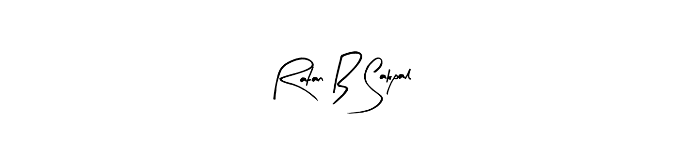 if you are searching for the best signature style for your name Ratan B Sakpal. so please give up your signature search. here we have designed multiple signature styles  using Arty Signature. Ratan B Sakpal signature style 8 images and pictures png