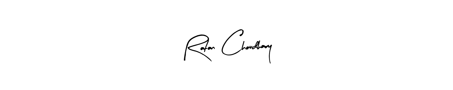 Similarly Arty Signature is the best handwritten signature design. Signature creator online .You can use it as an online autograph creator for name Ratan Choudhary. Ratan Choudhary signature style 8 images and pictures png