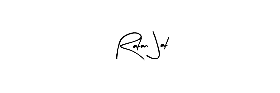 The best way (Arty Signature) to make a short signature is to pick only two or three words in your name. The name Ratan Jat include a total of six letters. For converting this name. Ratan Jat signature style 8 images and pictures png