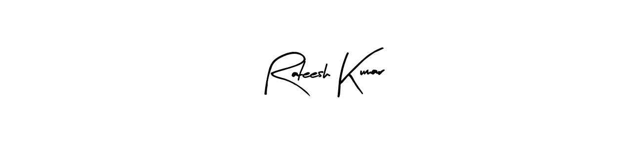 Make a beautiful signature design for name Rateesh Kumar. With this signature (Arty Signature) style, you can create a handwritten signature for free. Rateesh Kumar signature style 8 images and pictures png