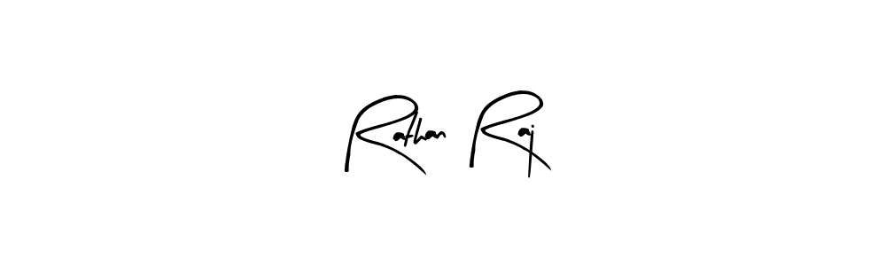 Similarly Arty Signature is the best handwritten signature design. Signature creator online .You can use it as an online autograph creator for name Rathan Raj. Rathan Raj signature style 8 images and pictures png