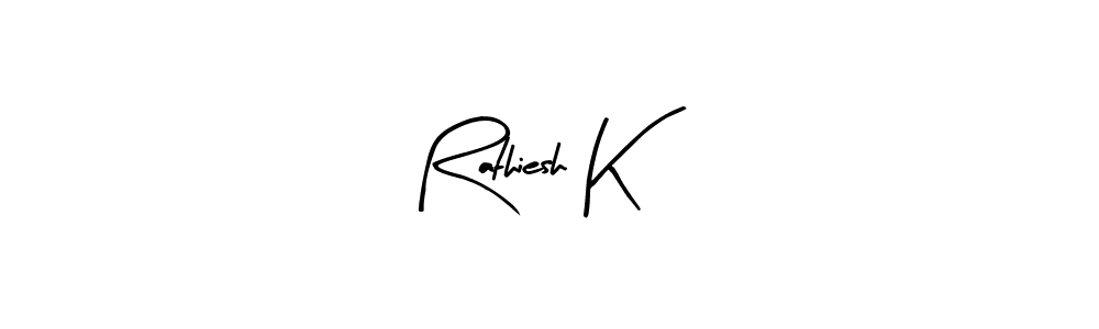 Make a beautiful signature design for name Rathiesh K. Use this online signature maker to create a handwritten signature for free. Rathiesh K signature style 8 images and pictures png