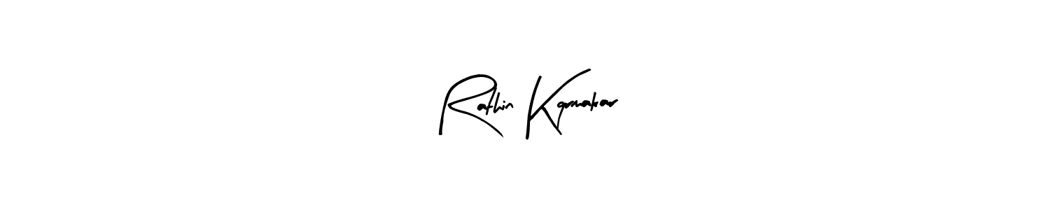 Make a beautiful signature design for name Rathin Kqrmakar. With this signature (Arty Signature) style, you can create a handwritten signature for free. Rathin Kqrmakar signature style 8 images and pictures png