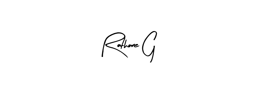 Make a beautiful signature design for name Rathore G. With this signature (Arty Signature) style, you can create a handwritten signature for free. Rathore G signature style 8 images and pictures png