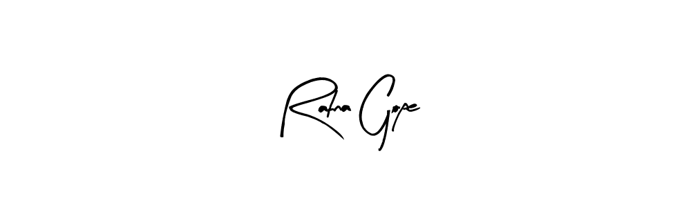 Design your own signature with our free online signature maker. With this signature software, you can create a handwritten (Arty Signature) signature for name Ratna Gope. Ratna Gope signature style 8 images and pictures png