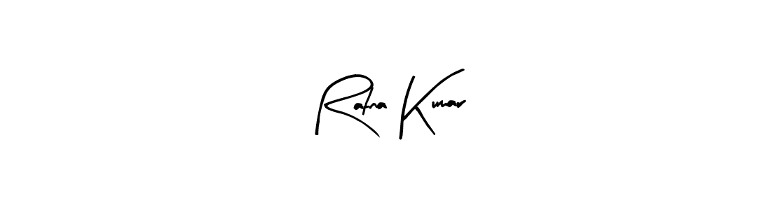 Arty Signature is a professional signature style that is perfect for those who want to add a touch of class to their signature. It is also a great choice for those who want to make their signature more unique. Get Ratna Kumar name to fancy signature for free. Ratna Kumar signature style 8 images and pictures png
