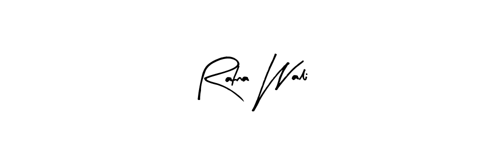 Create a beautiful signature design for name Ratna Wali. With this signature (Arty Signature) fonts, you can make a handwritten signature for free. Ratna Wali signature style 8 images and pictures png