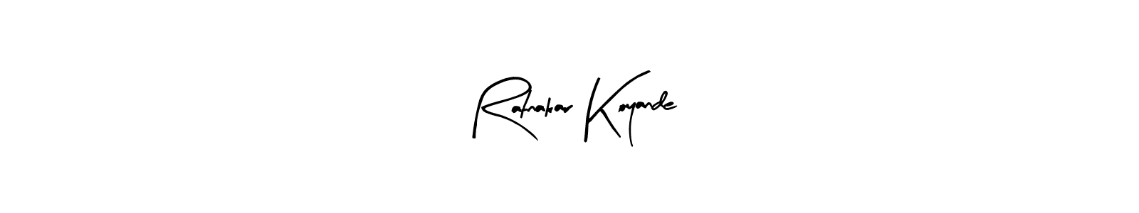 Make a beautiful signature design for name Ratnakar Koyande. Use this online signature maker to create a handwritten signature for free. Ratnakar Koyande signature style 8 images and pictures png