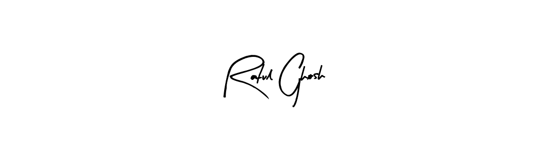 You should practise on your own different ways (Arty Signature) to write your name (Ratul Ghosh) in signature. don't let someone else do it for you. Ratul Ghosh signature style 8 images and pictures png