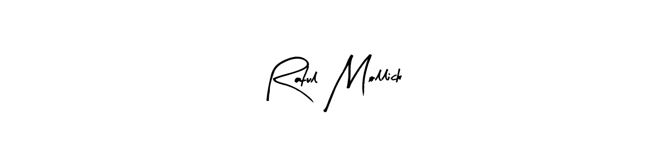 Ratul Mollick stylish signature style. Best Handwritten Sign (Arty Signature) for my name. Handwritten Signature Collection Ideas for my name Ratul Mollick. Ratul Mollick signature style 8 images and pictures png