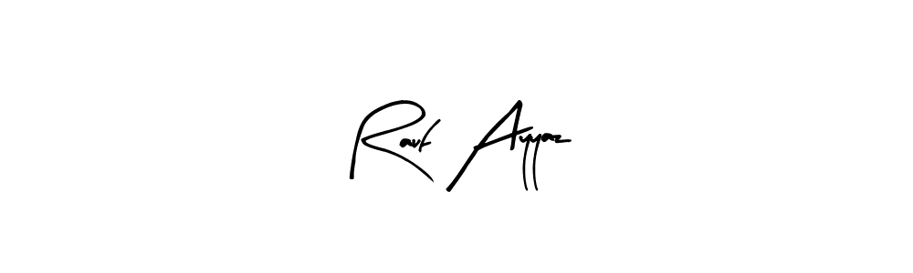 Use a signature maker to create a handwritten signature online. With this signature software, you can design (Arty Signature) your own signature for name Rauf Ayyaz. Rauf Ayyaz signature style 8 images and pictures png