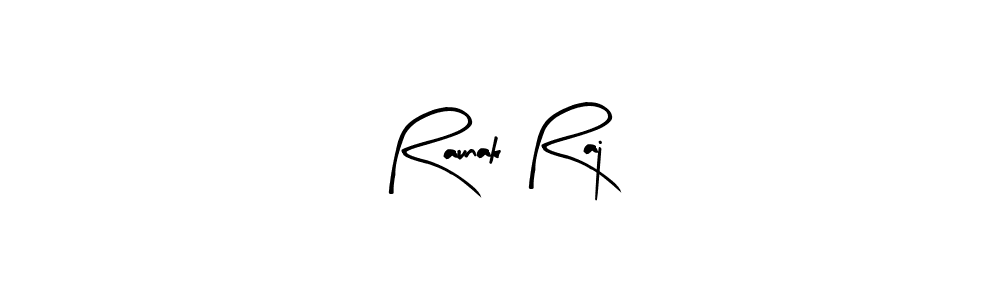 Similarly Arty Signature is the best handwritten signature design. Signature creator online .You can use it as an online autograph creator for name Raunak Raj. Raunak Raj signature style 8 images and pictures png