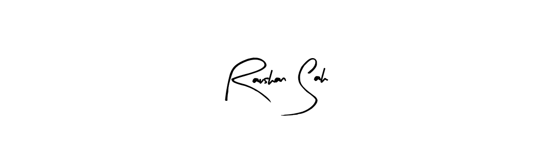 Use a signature maker to create a handwritten signature online. With this signature software, you can design (Arty Signature) your own signature for name Raushan Sah. Raushan Sah signature style 8 images and pictures png
