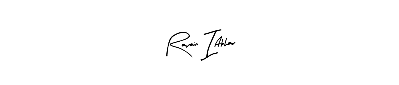 Ravain Iftkhar stylish signature style. Best Handwritten Sign (Arty Signature) for my name. Handwritten Signature Collection Ideas for my name Ravain Iftkhar. Ravain Iftkhar signature style 8 images and pictures png