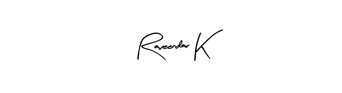 How to make Raveendar K name signature. Use Arty Signature style for creating short signs online. This is the latest handwritten sign. Raveendar K signature style 8 images and pictures png