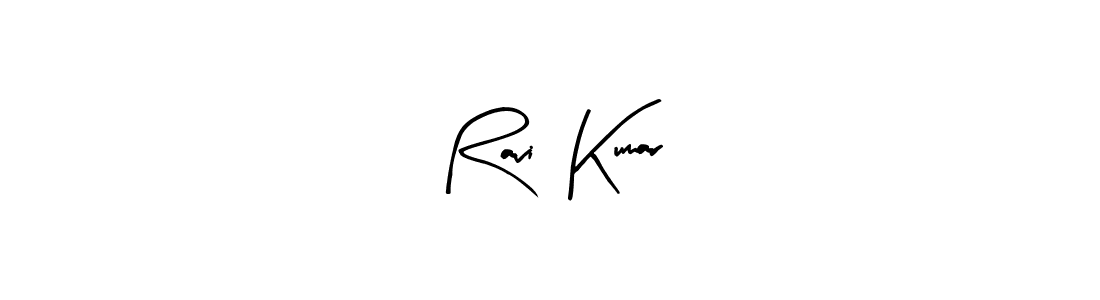 Create a beautiful signature design for name Ravi  Kumar. With this signature (Arty Signature) fonts, you can make a handwritten signature for free. Ravi  Kumar signature style 8 images and pictures png