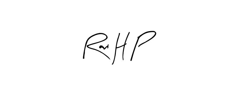 Use a signature maker to create a handwritten signature online. With this signature software, you can design (Arty Signature) your own signature for name Ravi H P. Ravi H P signature style 8 images and pictures png