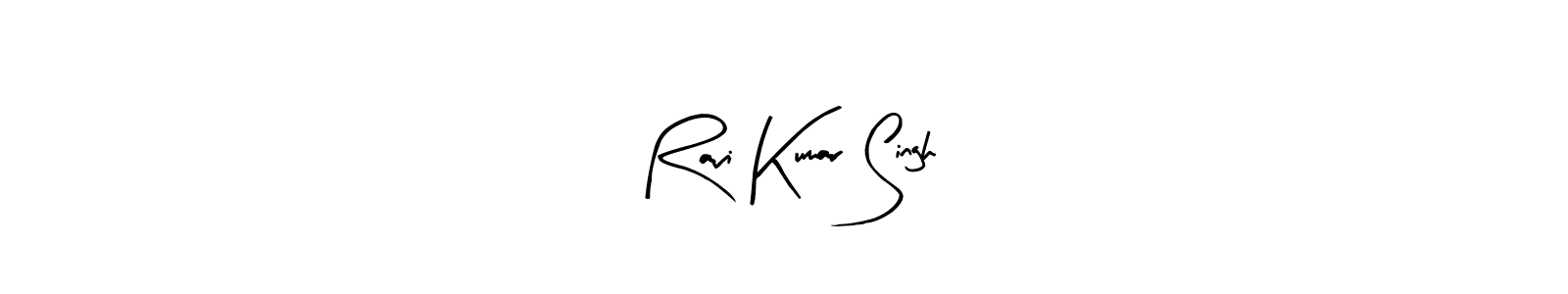 Design your own signature with our free online signature maker. With this signature software, you can create a handwritten (Arty Signature) signature for name Ravi Kumar Singh. Ravi Kumar Singh signature style 8 images and pictures png