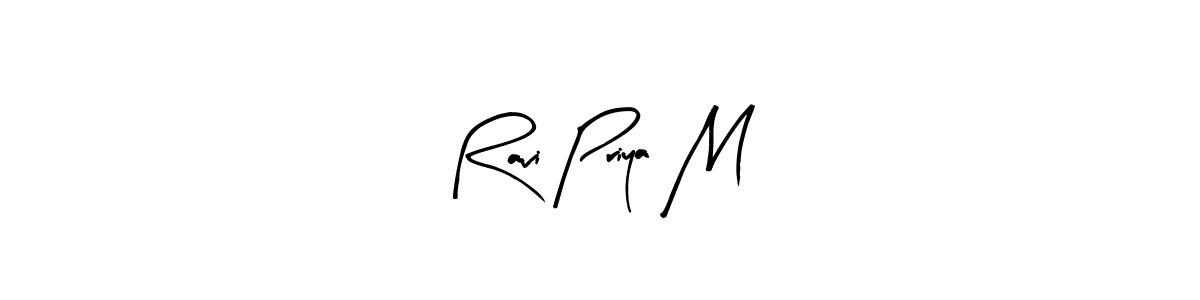 Here are the top 10 professional signature styles for the name Ravi Priya M. These are the best autograph styles you can use for your name. Ravi Priya M signature style 8 images and pictures png