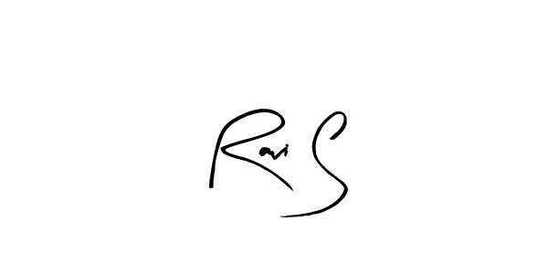 How to make Ravi S name signature. Use Arty Signature style for creating short signs online. This is the latest handwritten sign. Ravi S signature style 8 images and pictures png