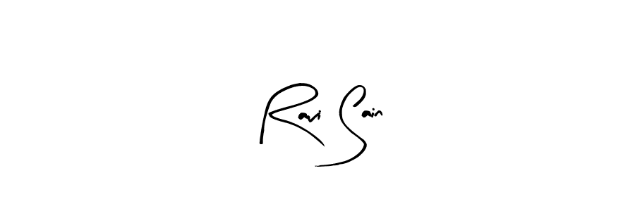 Design your own signature with our free online signature maker. With this signature software, you can create a handwritten (Arty Signature) signature for name Ravi Sain. Ravi Sain signature style 8 images and pictures png