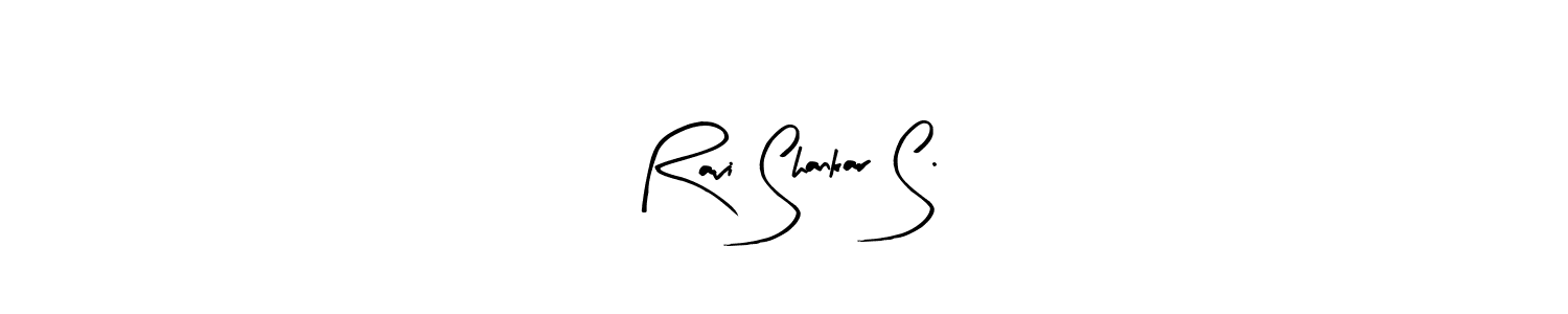 This is the best signature style for the Ravi Shankar S. name. Also you like these signature font (Arty Signature). Mix name signature. Ravi Shankar S. signature style 8 images and pictures png