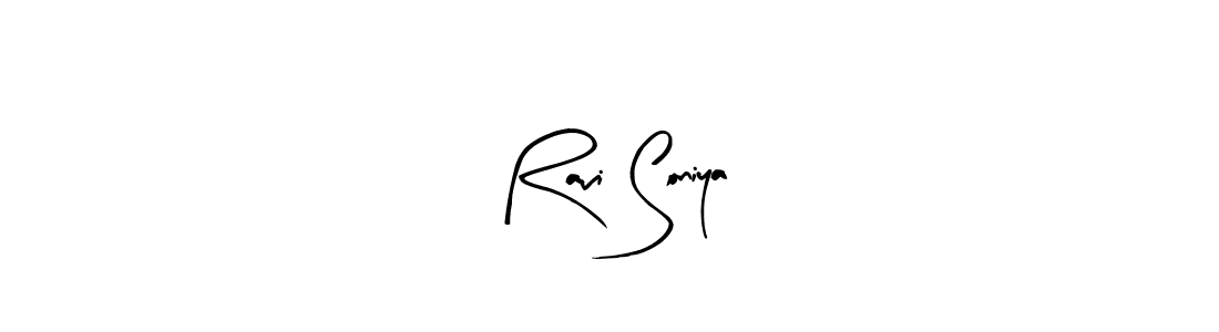 if you are searching for the best signature style for your name Ravi Soniya. so please give up your signature search. here we have designed multiple signature styles  using Arty Signature. Ravi Soniya signature style 8 images and pictures png